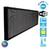 GloboStar® 90295 Κυλιόμενη Ψηφιακή Επιγραφή P10 LED SMD AC 220-240V με Wi-Fi – Αδιάβροχή IP54 – Μονής Όψης – Μ264 x Π9 x Υ72cm RGBW