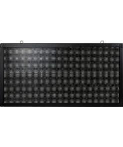 GloboStar® DISPLAY 90298 LED Scrolling Display 96x48cm – Κυλιόμενη Ψηφιακή Πινακίδα / Επιγραφή Διπλής Όψης P10 LED SMD AC 220-240V – Λειτουργία μέσω Wi-Fi με Εφαρμογή APP – Αισθήτηρας Θερμοκρασίας και Υγρασίας – Αδιάβροχο IP65 – Μ102 x Π11 x Υ54.5cm – Κόκκινο – 1 Χρόνο Εγγύηση