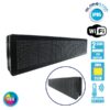 Αδιάβροχη Κυλιόμενη Επιγραφή SMD LED 230V USB & WiFi RGB Διπλής Όψης 100x20cm GloboStar 90305