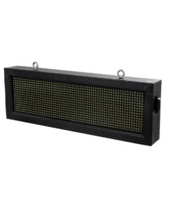 GloboStar® DISPLAY 90306 LED Scrolling Display 64x16cm – Κυλιόμενη Ψηφιακή Πινακίδα / Επιγραφή Μονής Όψης P10 LED SMD AC 220-240V – Λειτουργία μέσω Wi-Fi με Εφαρμογή APP – Αισθήτηρας Θερμοκρασίας και Υγρασίας – Αδιάβροχο IP65 – Μ72 x Π9 x Υ24cm – Ψυχρό Λευκό 6000K – 1 Χρόνο Εγγύηση
