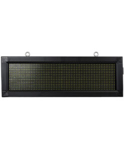 GloboStar® DISPLAY 90306 LED Scrolling Display 64x16cm – Κυλιόμενη Ψηφιακή Πινακίδα / Επιγραφή Μονής Όψης P10 LED SMD AC 220-240V – Λειτουργία μέσω Wi-Fi με Εφαρμογή APP – Αισθήτηρας Θερμοκρασίας και Υγρασίας – Αδιάβροχο IP65 – Μ72 x Π9 x Υ24cm – Ψυχρό Λευκό 6000K – 1 Χρόνο Εγγύηση