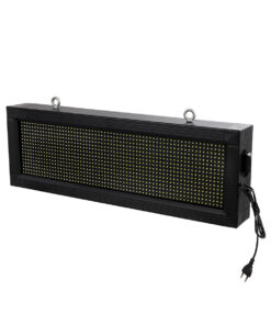 GloboStar® DISPLAY 90306 LED Scrolling Display 64x16cm – Κυλιόμενη Ψηφιακή Πινακίδα / Επιγραφή Μονής Όψης P10 LED SMD AC 220-240V – Λειτουργία μέσω Wi-Fi με Εφαρμογή APP – Αισθήτηρας Θερμοκρασίας και Υγρασίας – Αδιάβροχο IP65 – Μ72 x Π9 x Υ24cm – Ψυχρό Λευκό 6000K – 1 Χρόνο Εγγύηση
