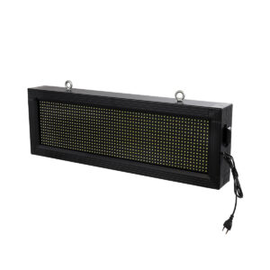 GloboStar® DISPLAY 90306 LED Scrolling Display 64x16cm – Κυλιόμενη Ψηφιακή Πινακίδα / Επιγραφή Μονής Όψης P10 LED SMD AC 220-240V – Λειτουργία μέσω Wi-Fi με Εφαρμογή APP – Αισθήτηρας Θερμοκρασίας και Υγρασίας – Αδιάβροχο IP65 – Μ72 x Π9 x Υ24cm – Ψυχρό Λευκό 6000K – 1 Χρόνο Εγγύηση