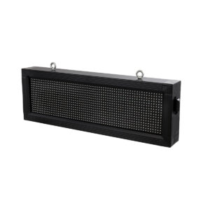 GloboStar® DISPLAY 90308 LED Scrolling Display 64x16cm – Κυλιόμενη Ψηφιακή Πινακίδα / Επιγραφή Μονής Όψης P10 LED SMD AC 220-240V – Λειτουργία μέσω Wi-Fi με Εφαρμογή APP – Αισθήτηρας Θερμοκρασίας και Υγρασίας – Αδιάβροχο IP65 – Μ72 x Π9 x Υ24cm – Μπλε – 1 Χρόνο Εγγύηση