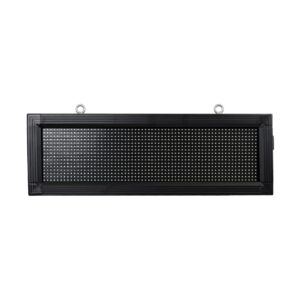 GloboStar® DISPLAY 90308 LED Scrolling Display 64x16cm – Κυλιόμενη Ψηφιακή Πινακίδα / Επιγραφή Μονής Όψης P10 LED SMD AC 220-240V – Λειτουργία μέσω Wi-Fi με Εφαρμογή APP – Αισθήτηρας Θερμοκρασίας και Υγρασίας – Αδιάβροχο IP65 – Μ72 x Π9 x Υ24cm – Μπλε – 1 Χρόνο Εγγύηση