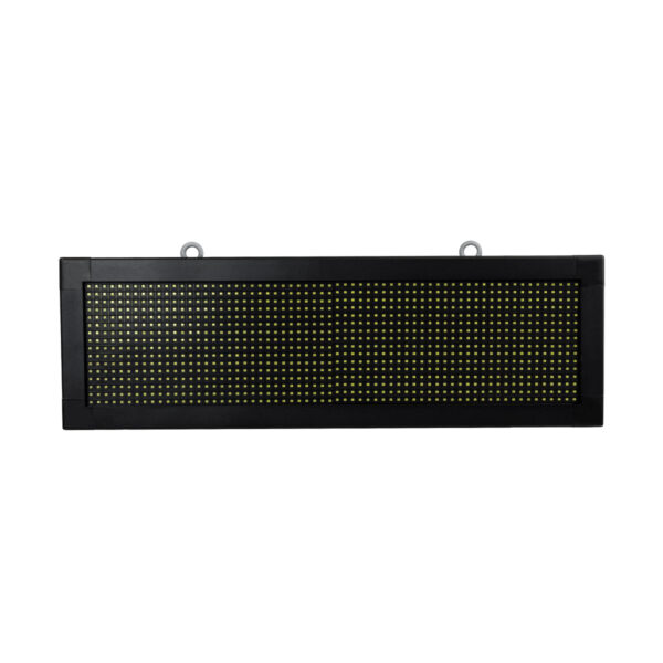 GloboStar® DISPLAY 90316 LED Scrolling Display 64x16cm – Κυλιόμενη Ψηφιακή Πινακίδα / Επιγραφή Διπλής Όψης P10 LED SMD AC 220-240V – Λειτουργία μέσω Wi-Fi με Εφαρμογή APP – Αισθήτηρας Θερμοκρασίας και Υγρασίας – Αδιάβροχο IP65 – Μ70.5 x Π11 x Υ22.5cm – Ψυχρό Λευκό 6000K – 1 Χρόνο Εγγύηση