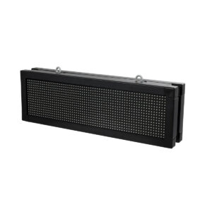 GloboStar® DISPLAY 90318 LED Scrolling Display 64x16cm – Κυλιόμενη Ψηφιακή Πινακίδα / Επιγραφή Διπλής Όψης P10 LED SMD AC 220-240V – Λειτουργία μέσω Wi-Fi με Εφαρμογή APP – Αισθήτηρας Θερμοκρασίας και Υγρασίας – Αδιάβροχο IP65 – Μ70.5 x Π11 x Υ22.5cm – Μπλε – 1 Χρόνο Εγγύηση