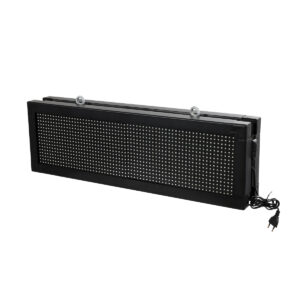 GloboStar® DISPLAY 90318 LED Scrolling Display 64x16cm – Κυλιόμενη Ψηφιακή Πινακίδα / Επιγραφή Διπλής Όψης P10 LED SMD AC 220-240V – Λειτουργία μέσω Wi-Fi με Εφαρμογή APP – Αισθήτηρας Θερμοκρασίας και Υγρασίας – Αδιάβροχο IP65 – Μ70.5 x Π11 x Υ22.5cm – Μπλε – 1 Χρόνο Εγγύηση