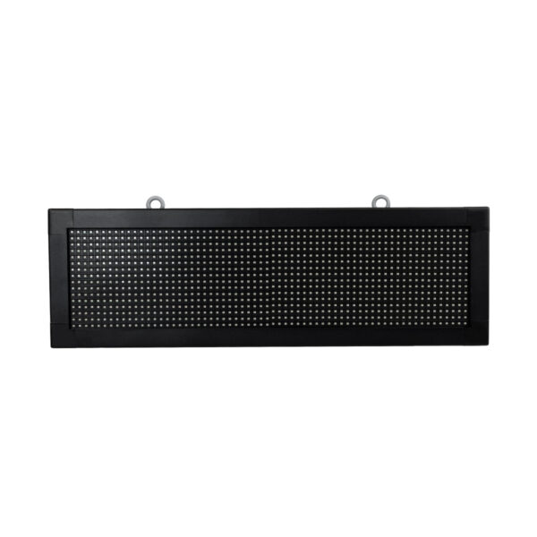GloboStar® DISPLAY 90318 LED Scrolling Display 64x16cm – Κυλιόμενη Ψηφιακή Πινακίδα / Επιγραφή Διπλής Όψης P10 LED SMD AC 220-240V – Λειτουργία μέσω Wi-Fi με Εφαρμογή APP – Αισθήτηρας Θερμοκρασίας και Υγρασίας – Αδιάβροχο IP65 – Μ70.5 x Π11 x Υ22.5cm – Μπλε – 1 Χρόνο Εγγύηση