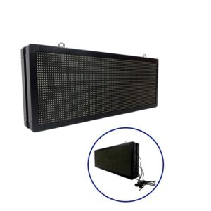 GloboStar® 90320 Κυλιόμενη Ψηφιακή Επιγραφή P10 LED SMD AC 220-240V με Wi-Fi – Αδιάβροχή IP54 – Διπλής Όψης – Μ104 x Π12 x Υ40cm Ψυχρό Λευκό 6000K