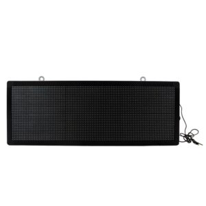 GloboStar® 90322 Κυλιόμενη Ψηφιακή Επιγραφή P10 LED SMD AC 220-240V με Wi-Fi – Αδιάβροχή IP65 – Διπλής Όψης – Μ104 x Π12 x Υ40cm Πράσινο
