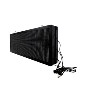 GloboStar® 90322 Κυλιόμενη Ψηφιακή Επιγραφή P10 LED SMD AC 220-240V με Wi-Fi – Αδιάβροχή IP65 – Διπλής Όψης – Μ104 x Π12 x Υ40cm Πράσινο