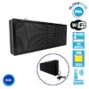 Αδιάβροχη Κυλιόμενη Επιγραφή SMD LED 230V USB & WiFi Μπλε Διπλής Όψης 104x40cm GloboStar 90323