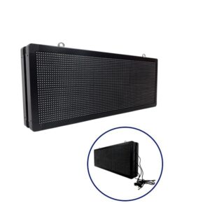 Αδιάβροχη Κυλιόμενη Επιγραφή SMD LED 230V USB & WiFi RGB Διπλής Όψης 104x40cm GloboStar 90325