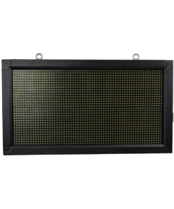 GloboStar® DISPLAY 90326 LED Scrolling Display 64x32cm – Κυλιόμενη Ψηφιακή Πινακίδα / Επιγραφή Μονής Όψης P10 LED SMD AC 220-240V – Λειτουργία μέσω Wi-Fi με Εφαρμογή APP – Αισθήτηρας Θερμοκρασίας και Υγρασίας – Αδιάβροχο IP65 – Μ72 x Π9 x Υ42.5cm – Ψυχρό Λευκό 6000K – 1 Χρόνο Εγγύηση