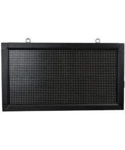 GloboStar® DISPLAY 90327 LED Scrolling Display 64x32cm – Κυλιόμενη Ψηφιακή Πινακίδα / Επιγραφή Μονής Όψης P10 LED SMD AC 220-240V – Λειτουργία μέσω Wi-Fi με Εφαρμογή APP – Αισθήτηρας Θερμοκρασίας και Υγρασίας – Αδιάβροχο IP65 – Μ72 x Π9 x Υ42.5cm – Πράσινο – 1 Χρόνο Εγγύηση