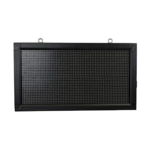 GloboStar® DISPLAY 90327 LED Scrolling Display 64x32cm – Κυλιόμενη Ψηφιακή Πινακίδα / Επιγραφή Μονής Όψης P10 LED SMD AC 220-240V – Λειτουργία μέσω Wi-Fi με Εφαρμογή APP – Αισθήτηρας Θερμοκρασίας και Υγρασίας – Αδιάβροχο IP65 – Μ72 x Π9 x Υ42.5cm – Πράσινο – 1 Χρόνο Εγγύηση