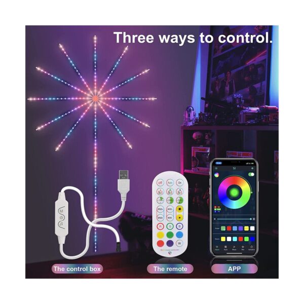 GloboStar® DIGIFRWORKS 90339 Σετ Ψηφιακής LED RGB Ταινίας 5 Μέτρων με Ψηφιακό Controller με WiFi Smart APP & Ασύρματο Χειριστήριο RF 2.4Ghz – LED SMD 5050 50W/Σετ 156LED/Σετ 156PIXEL/Σετ 3000lm/Σετ 120° DC 5V με USB 2.0 IP20 Πολύχρωμο RGB – Dimmable – Μ205 x Π105 x Υ1.5cm – 2 Χρόνια Εγγύηση