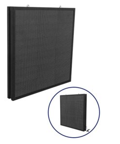 Αδιάβροχη Κυλιόμενη Επιγραφή SMD LED 230V USB & WiFi Πορτοκαλί Διπλής Όψης 100x100cm GloboStar 90344