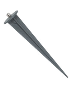 GloboStar® TREELIGHT-TZINA 90351 Σποτ Φωτισμού Ειδικό για Φυτά – Δέντρα με Βάση Κήπου / Καρφωτό LED 3W 270lm 10° DC 24V Αδιάβροχο IP65 L10.5 x W7.5 x H7.5cm Θερμό Λευκό 3000K – Γκρι Ανθρακί – 3 Years Warranty