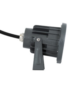 GloboStar® TREELIGHT-TZINA 90351 Σποτ Φωτισμού Ειδικό για Φυτά – Δέντρα με Βάση Κήπου / Καρφωτό LED 3W 270lm 10° DC 24V Αδιάβροχο IP65 L10.5 x W7.5 x H7.5cm Θερμό Λευκό 3000K – Γκρι Ανθρακί – 3 Years Warranty