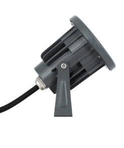 GloboStar® TREELIGHT-TZINA 90351 Σποτ Φωτισμού Ειδικό για Φυτά – Δέντρα με Βάση Κήπου / Καρφωτό LED 3W 270lm 10° DC 24V Αδιάβροχο IP65 L10.5 x W7.5 x H7.5cm Θερμό Λευκό 3000K – Γκρι Ανθρακί – 3 Years Warranty