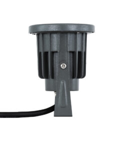 GloboStar® TREELIGHT-TZINA 90351 Σποτ Φωτισμού Ειδικό για Φυτά – Δέντρα με Βάση Κήπου / Καρφωτό LED 3W 270lm 10° DC 24V Αδιάβροχο IP65 L10.5 x W7.5 x H7.5cm Θερμό Λευκό 3000K – Γκρι Ανθρακί – 3 Years Warranty