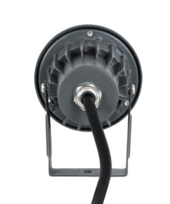 GloboStar® TREELIGHT-TZINA 90351 Σποτ Φωτισμού Ειδικό για Φυτά – Δέντρα με Βάση Κήπου / Καρφωτό LED 3W 270lm 10° DC 24V Αδιάβροχο IP65 L10.5 x W7.5 x H7.5cm Θερμό Λευκό 3000K – Γκρι Ανθρακί – 3 Years Warranty