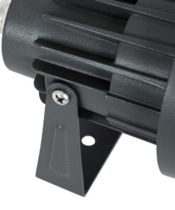 GloboStar® TREELIGHT-TZINA 90351 Σποτ Φωτισμού Ειδικό για Φυτά – Δέντρα με Βάση Κήπου / Καρφωτό LED 3W 270lm 10° DC 24V Αδιάβροχο IP65 L10.5 x W7.5 x H7.5cm Θερμό Λευκό 3000K – Γκρι Ανθρακί – 3 Years Warranty