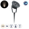 GloboStar® TREELIGHT-TZINA 90355 Σποτ Φωτισμού Ειδικό για Φυτά – Δέντρα με Βάση Κήπου / Καρφωτό LED 6W 570lm 10° DC 24V Αδιάβροχο IP65 L14 x W12.5 x H12.5cm Φυσικό Λευκό 4500K – Γκρι Ανθρακί – 3 Years Warranty