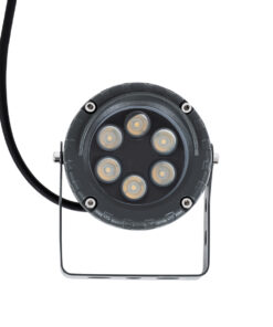 GloboStar® TREELIGHT-VINA 90357 Σποτ Φωτισμού με Αντιθαμβωτική Γρίλια Ειδικό για Φυτά – Δέντρα με Βάση Κήπου / Καρφωτό LED 6W 540lm 10° DC 24V Αδιάβροχο IP65 L13 x W9.5 x H9.5cm Θερμό Λευκό 3000K – Γκρι Ανθρακί – 3 Years Warranty