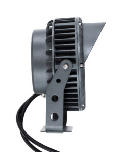 GloboStar® TREELIGHT-VINA 90362 Σποτ Φωτισμού με Αντιθαμβωτική Γρίλια Ειδικό για Φυτά – Δέντρα με Βάση Κήπου / Καρφωτό LED 24W 2040lm 10° DC 24V Αδιάβροχο IP65 L21.5 x W18.3 x H14cm RGBW DMX512 – Γκρι Ανθρακί – 3 Years Warranty