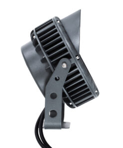 GloboStar® TREELIGHT-VINA 90362 Σποτ Φωτισμού με Αντιθαμβωτική Γρίλια Ειδικό για Φυτά – Δέντρα με Βάση Κήπου / Καρφωτό LED 24W 2040lm 10° DC 24V Αδιάβροχο IP65 L21.5 x W18.3 x H14cm RGBW DMX512 – Γκρι Ανθρακί – 3 Years Warranty