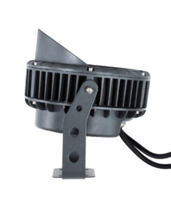 GloboStar® TREELIGHT-VINA 90362 Σποτ Φωτισμού με Αντιθαμβωτική Γρίλια Ειδικό για Φυτά – Δέντρα με Βάση Κήπου / Καρφωτό LED 24W 2040lm 10° DC 24V Αδιάβροχο IP65 L21.5 x W18.3 x H14cm RGBW DMX512 – Γκρι Ανθρακί – 3 Years Warranty