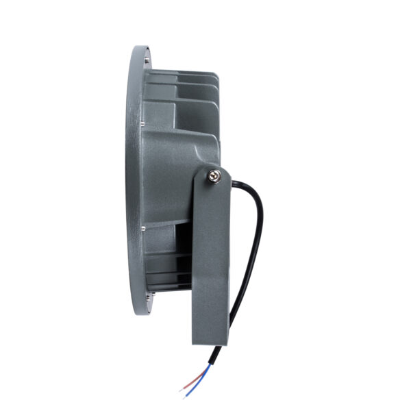 GloboStar® TREELIGHT-RIVA 90365 Σποτ Φωτισμού Ειδικό για Φυτά – Δέντρα με Βάση Κήπου / Καρφωτό LED 24W 2280lm 10° DC 24V Αδιάβροχο IP67 Φ20.5 x Υ6.5cm Φυσικό Λευκό 4500K – Γκρι Ανθρακί – 3 Years Warranty