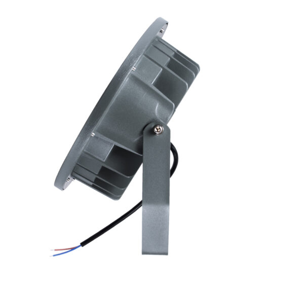 GloboStar® TREELIGHT-RIVA 90365 Σποτ Φωτισμού Ειδικό για Φυτά – Δέντρα με Βάση Κήπου / Καρφωτό LED 24W 2280lm 10° DC 24V Αδιάβροχο IP67 Φ20.5 x Υ6.5cm Φυσικό Λευκό 4500K – Γκρι Ανθρακί – 3 Years Warranty