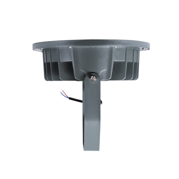 GloboStar® TREELIGHT-RIVA 90365 Σποτ Φωτισμού Ειδικό για Φυτά – Δέντρα με Βάση Κήπου / Καρφωτό LED 24W 2280lm 10° DC 24V Αδιάβροχο IP67 Φ20.5 x Υ6.5cm Φυσικό Λευκό 4500K – Γκρι Ανθρακί – 3 Years Warranty