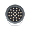 GloboStar® TREELIGHT-RIVA 90365 Σποτ Φωτισμού Ειδικό για Φυτά – Δέντρα με Βάση Κήπου / Καρφωτό LED 24W 2280lm 10° DC 24V Αδιάβροχο IP67 Φ20.5 x Υ6.5cm Φυσικό Λευκό 4500K – Γκρι Ανθρακί – 3 Years Warranty