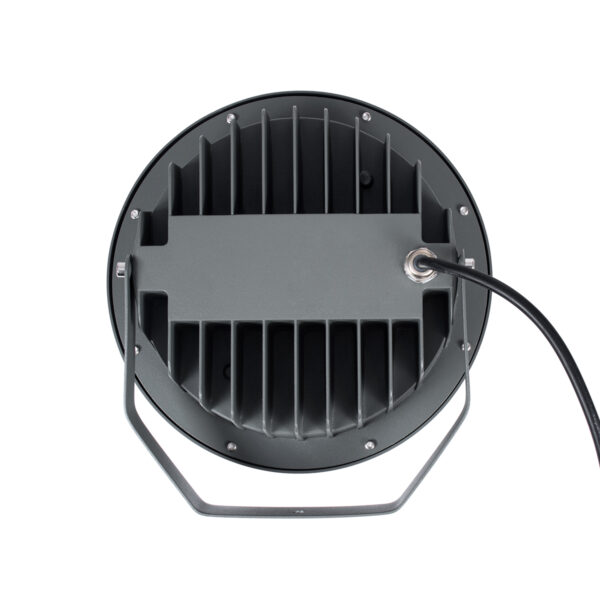 GloboStar® TREELIGHT-RIVA 90365 Σποτ Φωτισμού Ειδικό για Φυτά – Δέντρα με Βάση Κήπου / Καρφωτό LED 24W 2280lm 10° DC 24V Αδιάβροχο IP67 Φ20.5 x Υ6.5cm Φυσικό Λευκό 4500K – Γκρι Ανθρακί – 3 Years Warranty