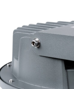 GloboStar® TREELIGHT-RIVA 90365 Σποτ Φωτισμού Ειδικό για Φυτά – Δέντρα με Βάση Κήπου / Καρφωτό LED 24W 2280lm 10° DC 24V Αδιάβροχο IP67 Φ20.5 x Υ6.5cm Φυσικό Λευκό 4500K – Γκρι Ανθρακί – 3 Years Warranty