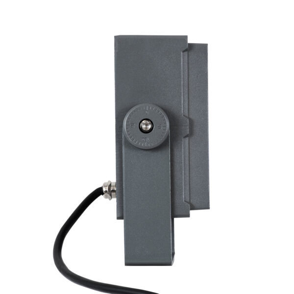GloboStar® FLOOD-TINY 90367 Προβολέας Wall Washer για Φωτισμό Κτιρίων LED 27W 2295lm 3° DC 24V Αδιάβροχο IP65 L13.8 x W16.4 x H7cm Αρχιτεκτονικό Πορτοκαλί 2200K – Γκρι Ανθρακί – 3 Years Warranty