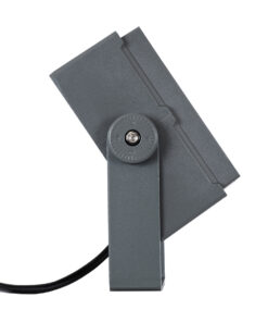 GloboStar® FLOOD-TINY 90367 Προβολέας Wall Washer για Φωτισμό Κτιρίων LED 27W 2295lm 3° DC 24V Αδιάβροχο IP65 L13.8 x W16.4 x H7cm Αρχιτεκτονικό Πορτοκαλί 2200K – Γκρι Ανθρακί – 3 Years Warranty