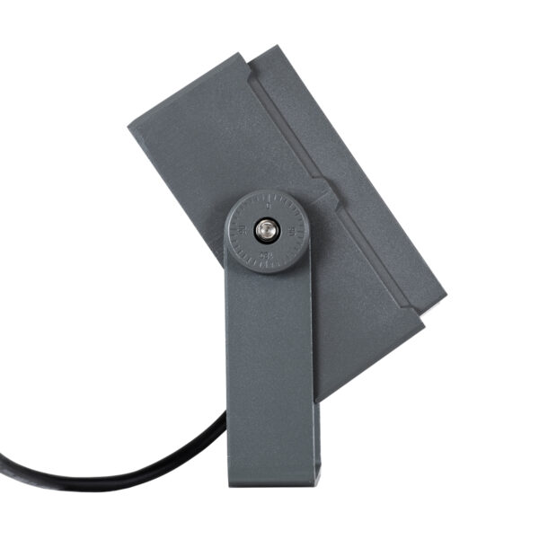 GloboStar® FLOOD-TINY 90367 Προβολέας Wall Washer για Φωτισμό Κτιρίων LED 27W 2295lm 3° DC 24V Αδιάβροχο IP65 L13.8 x W16.4 x H7cm Αρχιτεκτονικό Πορτοκαλί 2200K – Γκρι Ανθρακί – 3 Years Warranty