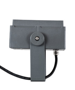 GloboStar® FLOOD-TINY 90367 Προβολέας Wall Washer για Φωτισμό Κτιρίων LED 27W 2295lm 3° DC 24V Αδιάβροχο IP65 L13.8 x W16.4 x H7cm Αρχιτεκτονικό Πορτοκαλί 2200K – Γκρι Ανθρακί – 3 Years Warranty