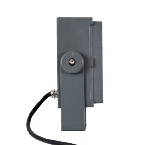 GloboStar® FLOOD-TINY 90369 Προβολέας Wall Washer για Φωτισμό Κτιρίων LED 27W 2565lm 3° DC 24V Αδιάβροχο IP65 L13.8 x W16.4 x H7cm Φυσικό Λευκό 4500K – Γκρι Ανθρακί – 3 Years Warranty