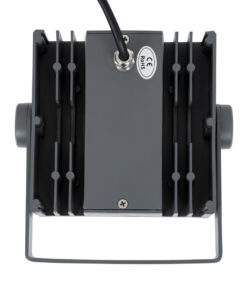 GloboStar® FLOOD-TINY 90369 Προβολέας Wall Washer για Φωτισμό Κτιρίων LED 27W 2565lm 3° DC 24V Αδιάβροχο IP65 L13.8 x W16.4 x H7cm Φυσικό Λευκό 4500K – Γκρι Ανθρακί – 3 Years Warranty