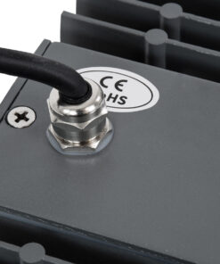 GloboStar® FLOOD-TINY 90369 Προβολέας Wall Washer για Φωτισμό Κτιρίων LED 27W 2565lm 3° DC 24V Αδιάβροχο IP65 L13.8 x W16.4 x H7cm Φυσικό Λευκό 4500K – Γκρι Ανθρακί – 3 Years Warranty