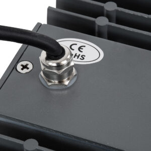 GloboStar® FLOOD-TINY 90369 Προβολέας Wall Washer για Φωτισμό Κτιρίων LED 27W 2565lm 3° DC 24V Αδιάβροχο IP65 L13.8 x W16.4 x H7cm Φυσικό Λευκό 4500K – Γκρι Ανθρακί – 3 Years Warranty