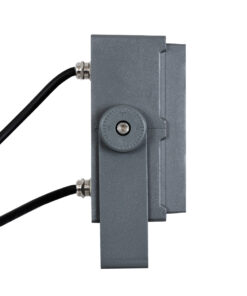 GloboStar® FLOOD-TINY 90370 Προβολέας Wall Washer για Φωτισμό Κτιρίων LED 27W 2295lm 3° DC 24V Αδιάβροχο IP65 L13.8 x W16.4 x H7cm RGBW DMX512 – Γκρι Ανθρακί – 3 Years Warranty