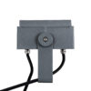 GloboStar® FLOOD-TINY 90370 Προβολέας Wall Washer για Φωτισμό Κτιρίων LED 27W 2295lm 3° DC 24V Αδιάβροχο IP65 L13.8 x W16.4 x H7cm RGBW DMX512 – Γκρι Ανθρακί – 3 Years Warranty